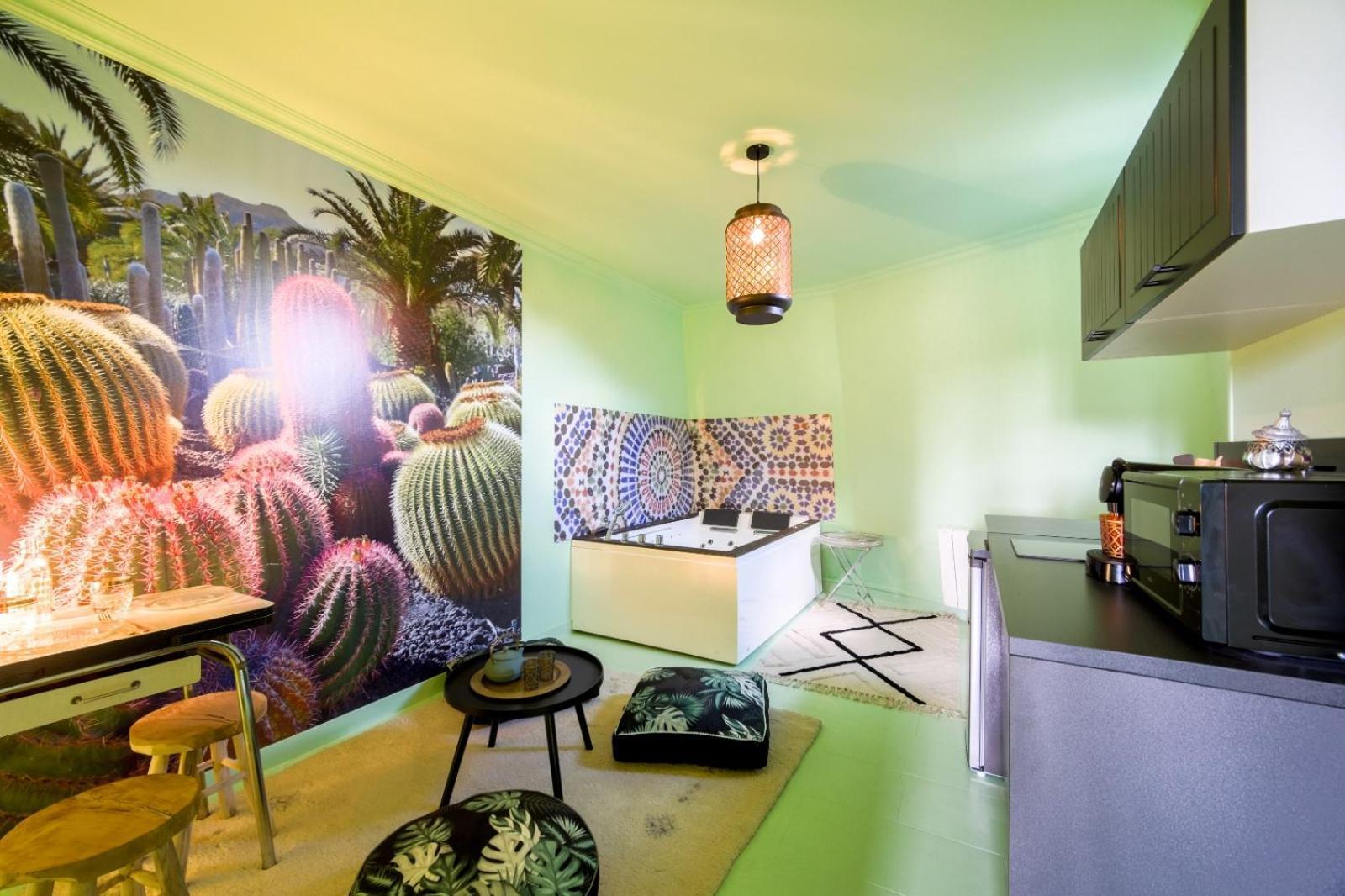 Luxury Magic Cactus Garden, Paris 0Rly Avec Jacuzzi Apartamento Vigneux-sur-Seine Exterior foto